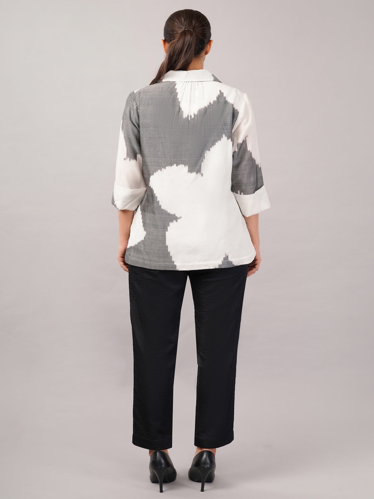 Ikat Flower Shirt