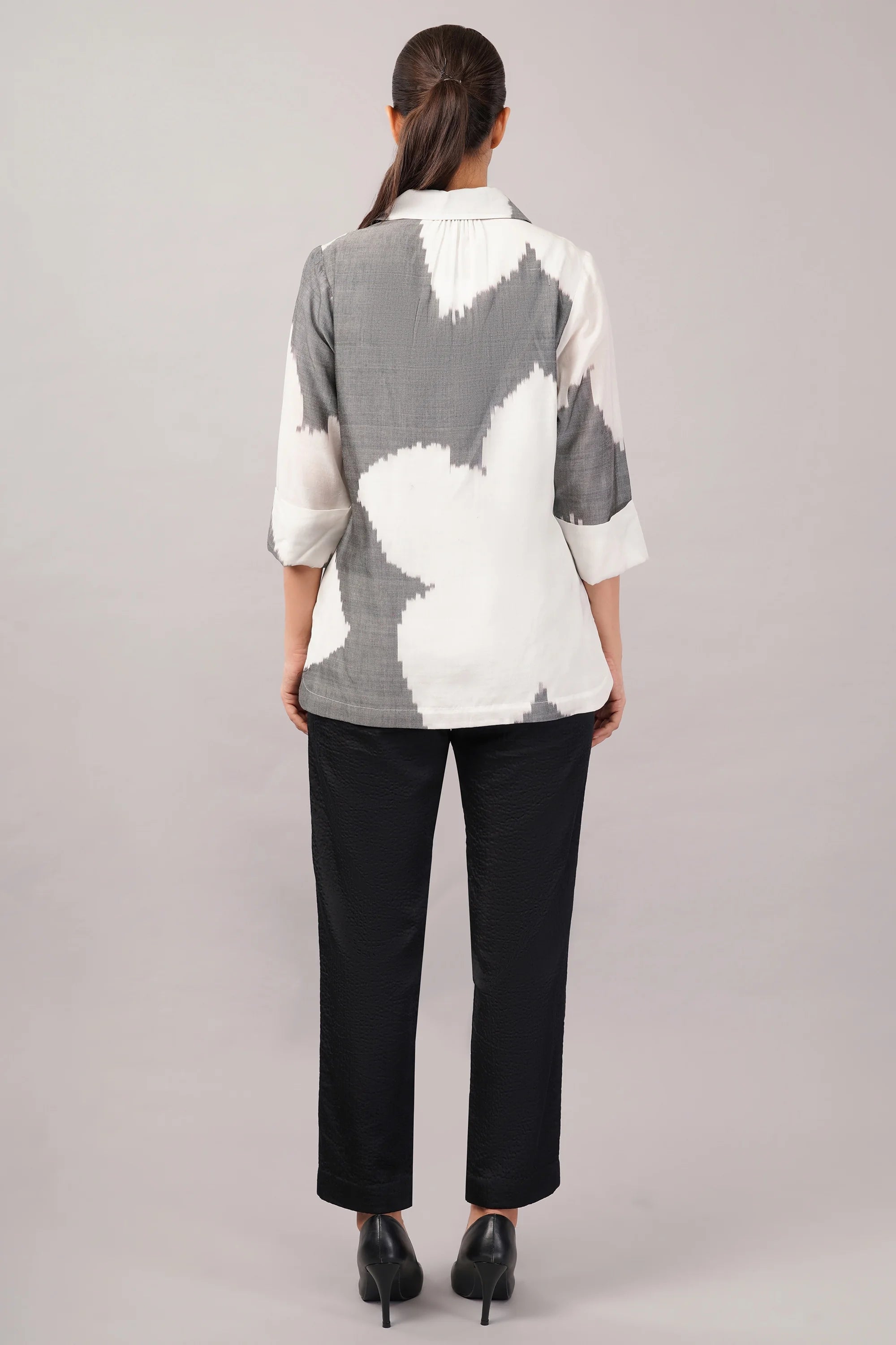 Ikat Flower Shirt