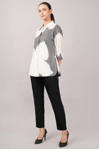 Ikat Flower Shirt