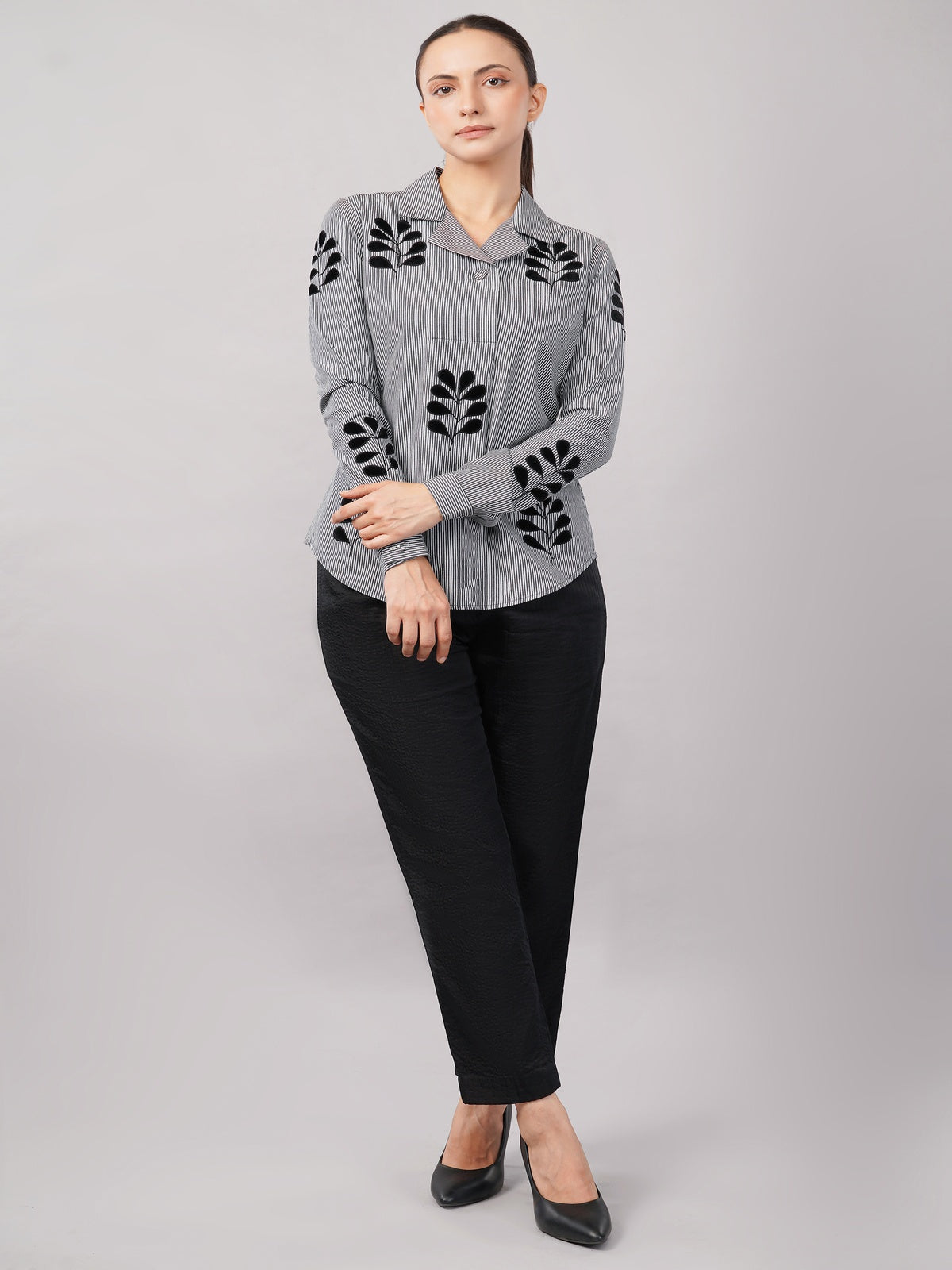 Velvet Buta Shirt