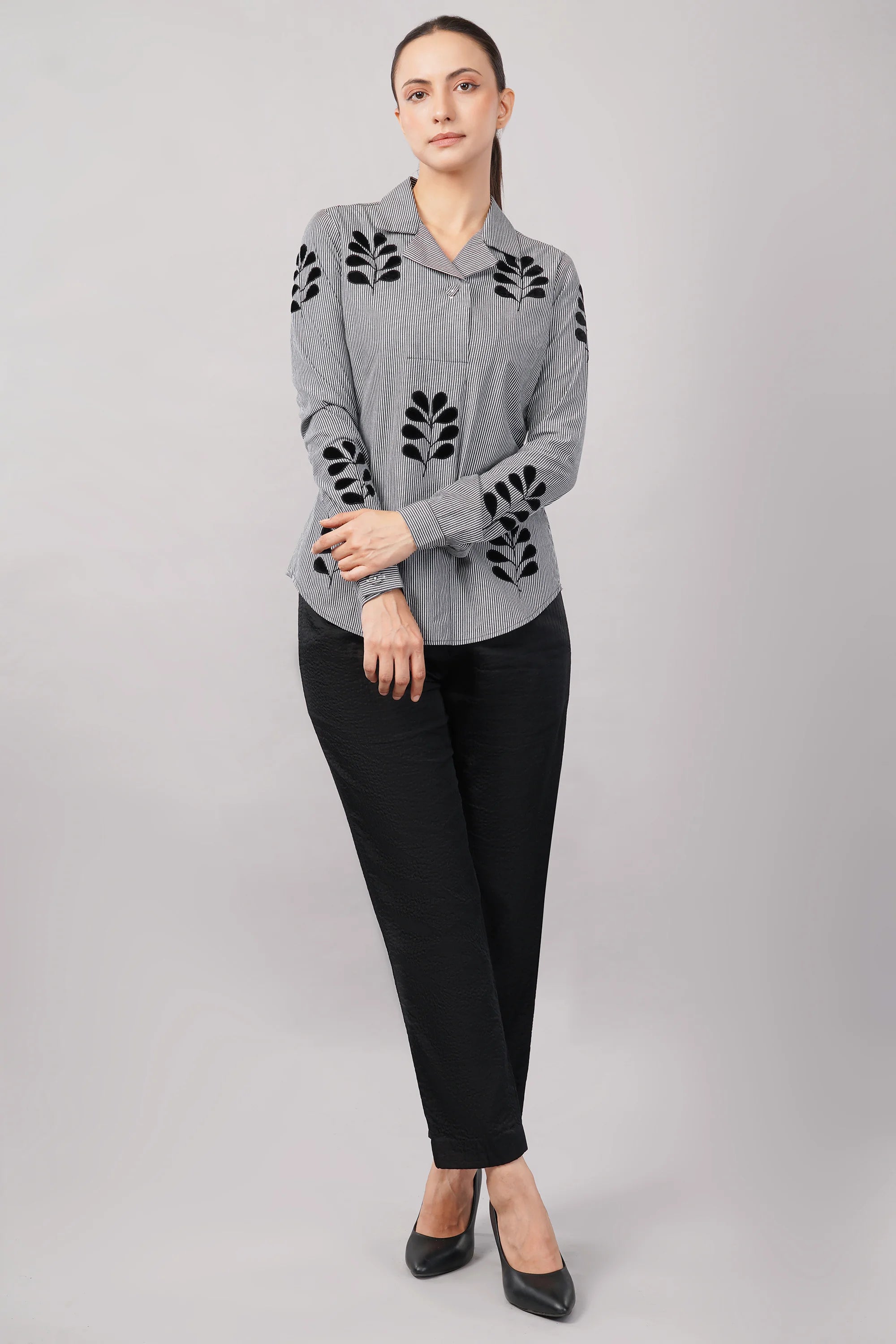 Velvet Buta Shirt
