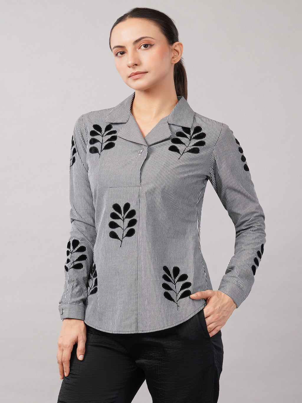 Velvet Buta Shirt