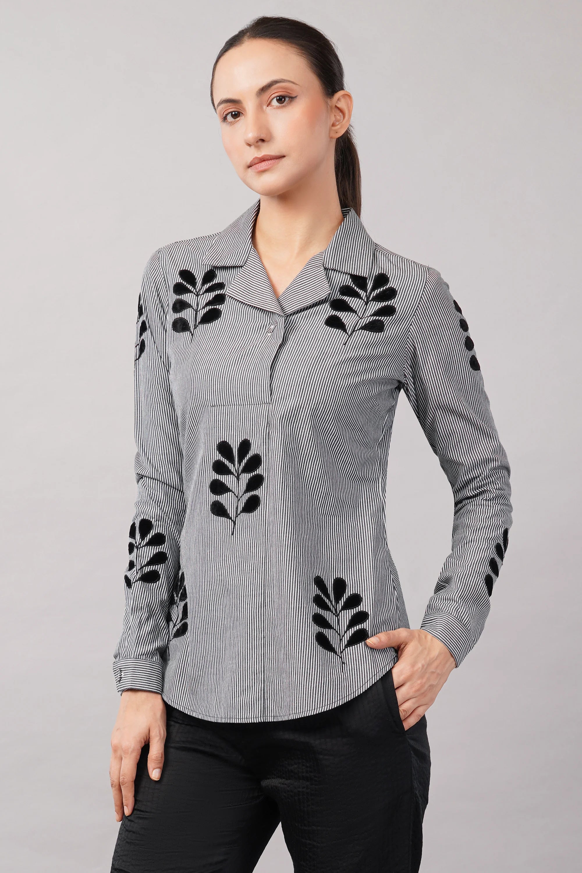 Velvet Buta Shirt