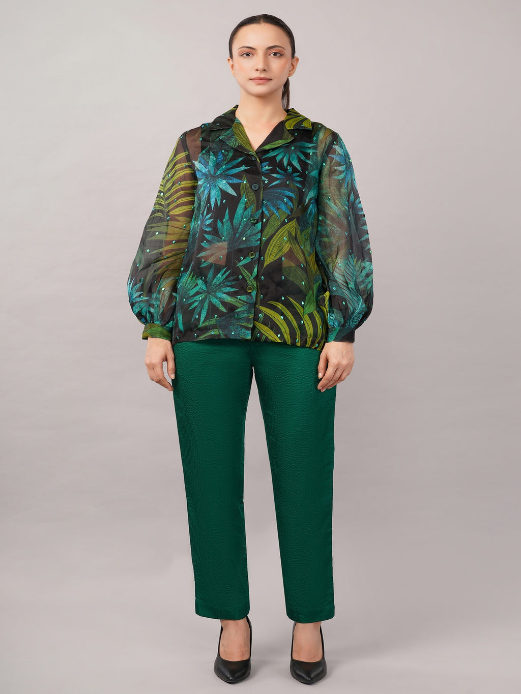 Jungle Organza Shirt