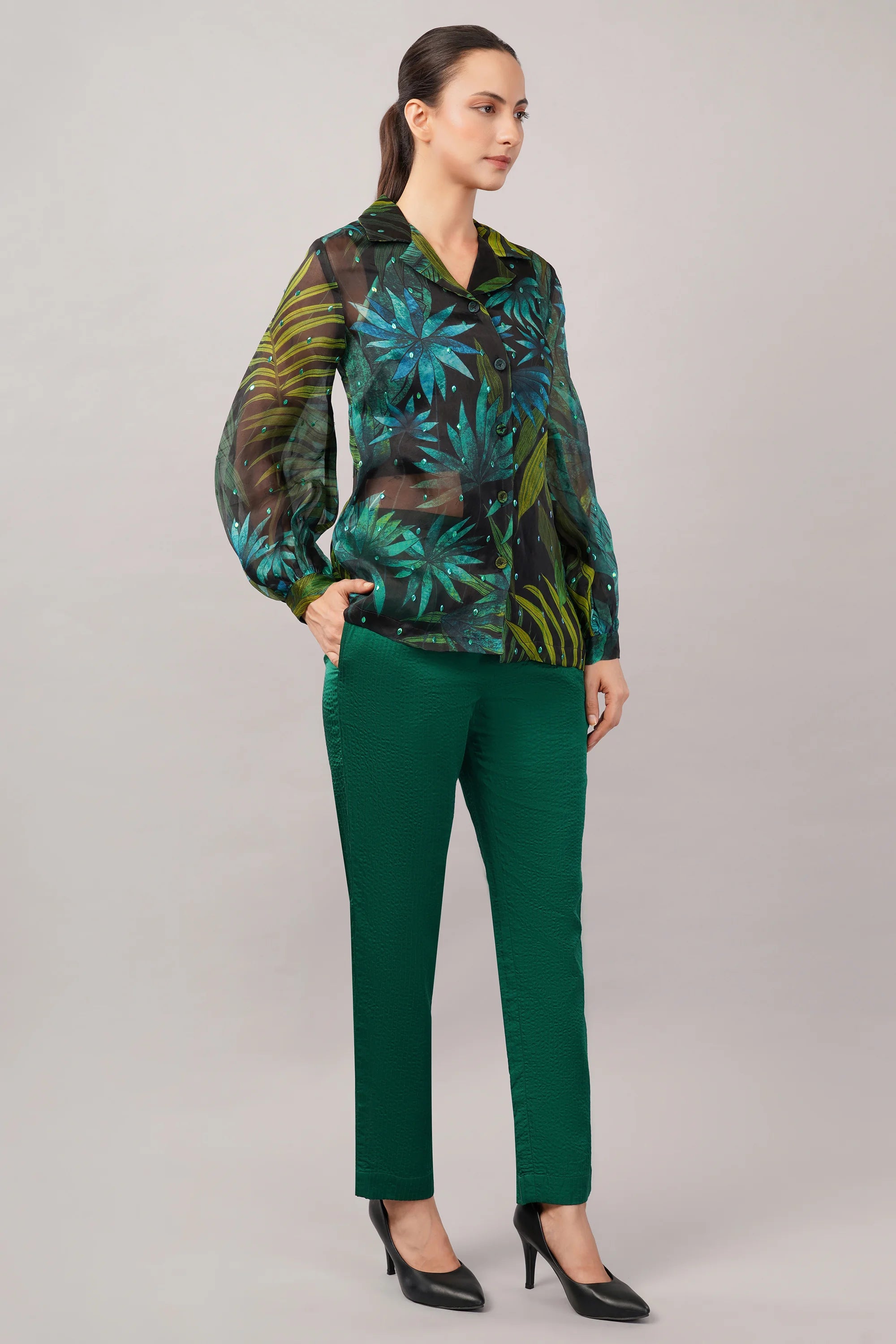 Jungle Organza Shirt