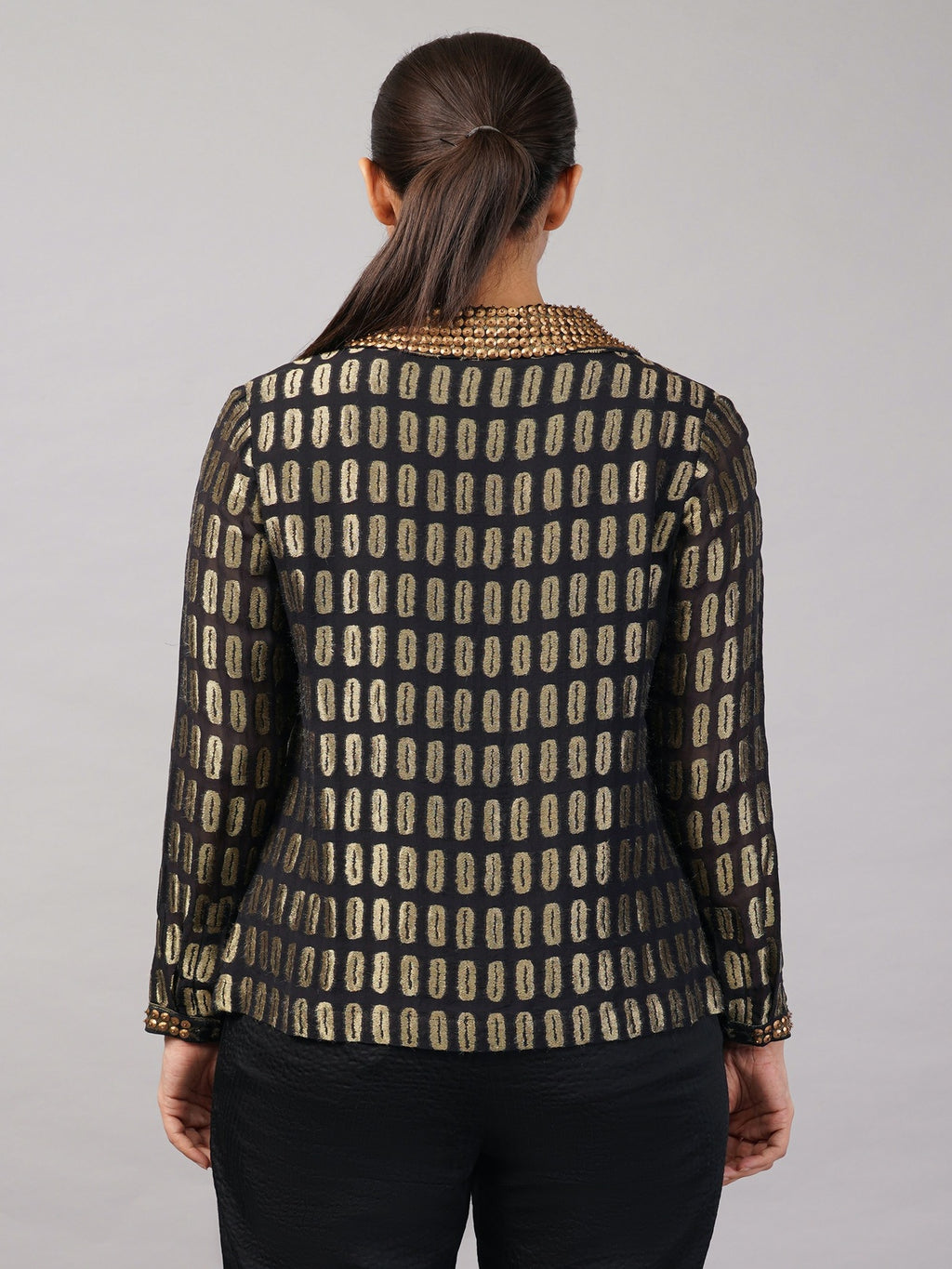 Lozenge Brocade Shirt