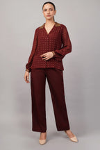 Dot Brocade Shirt