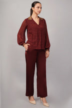 Dot Brocade Shirt