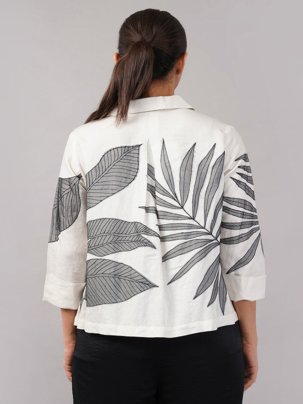 Leaf Applique Top