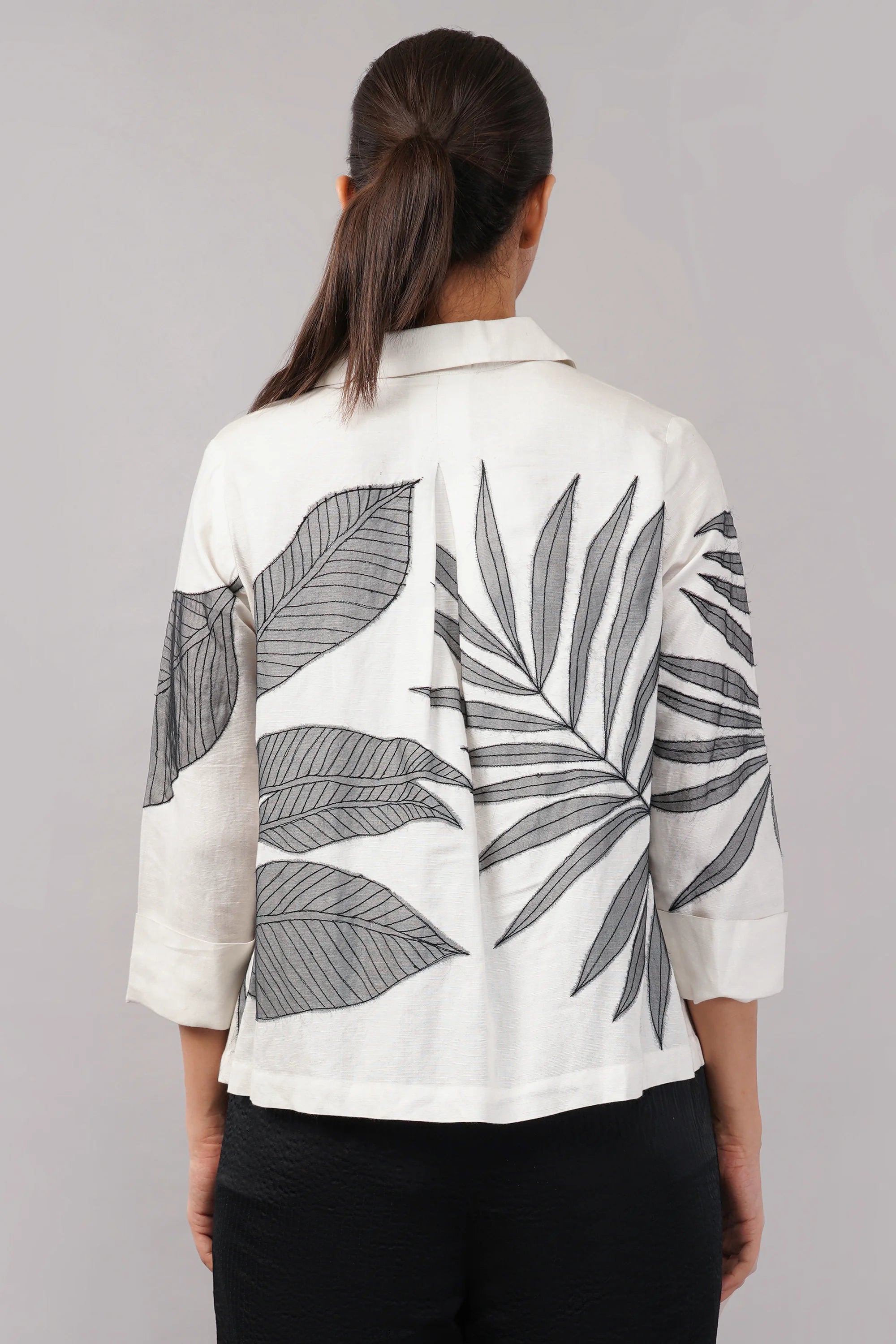 Leaf Applique Top