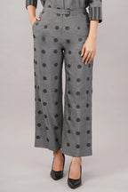 Dot Cutwork Trouser