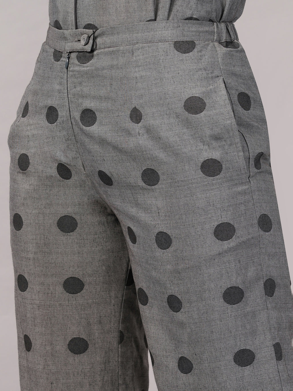 Dot Cutwork Trouser