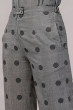 Dot Cutwork Trouser