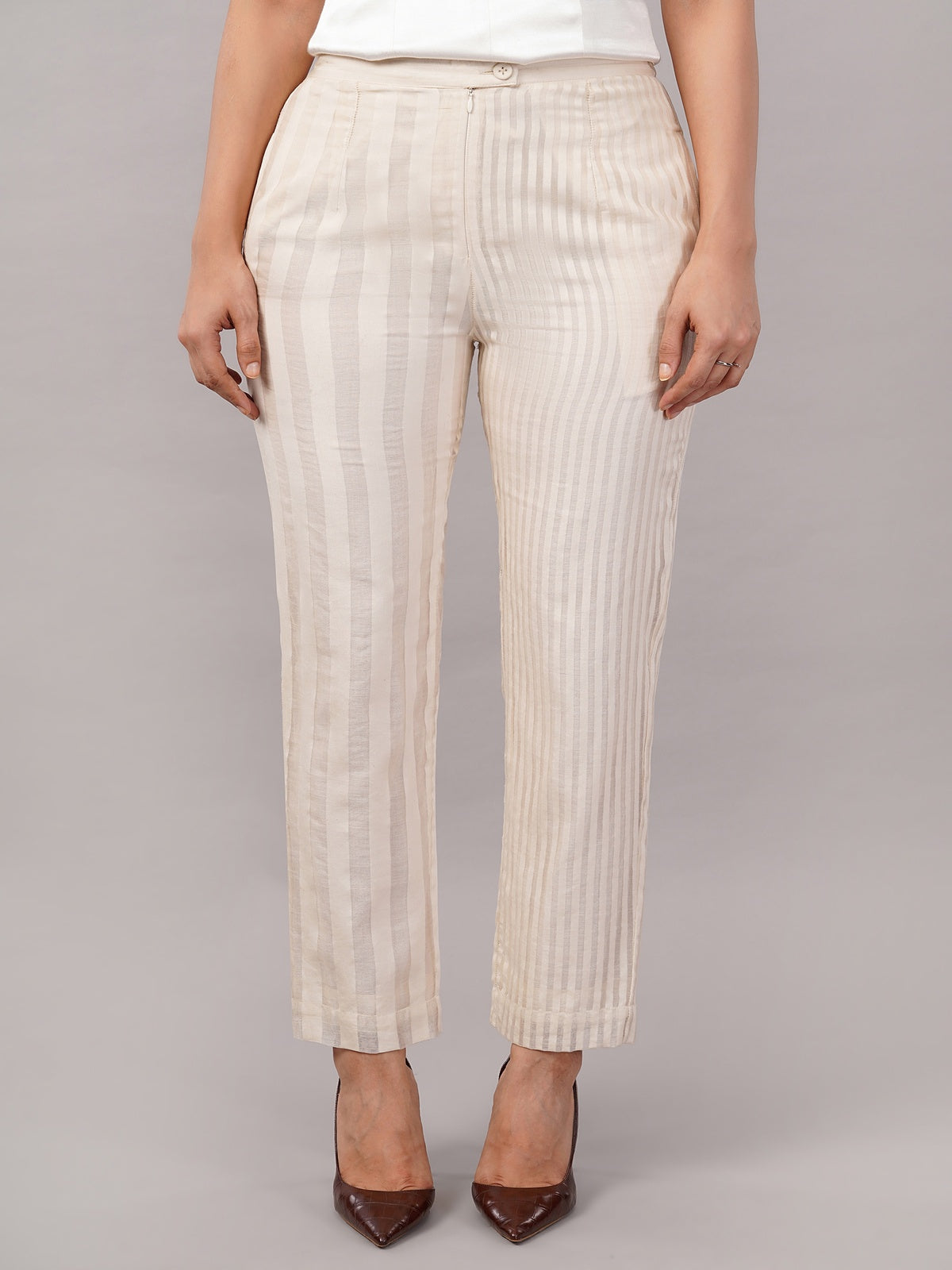 Maheshwari Stripe Trouser