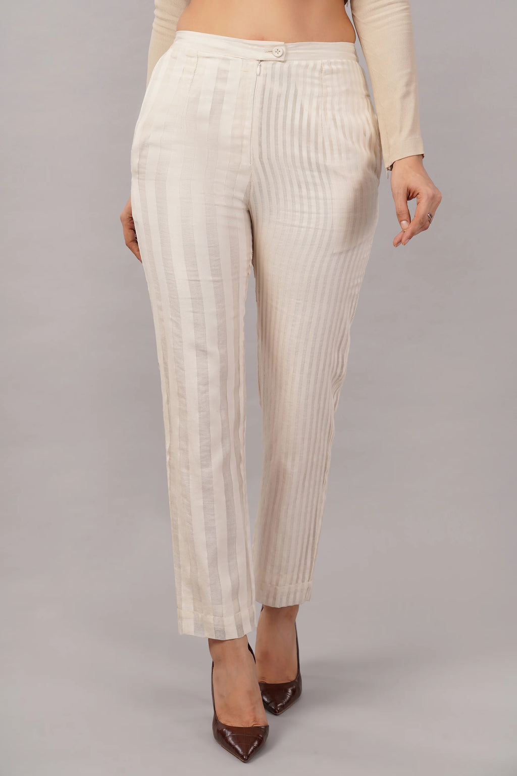 Maheshwari Stripe Trouser