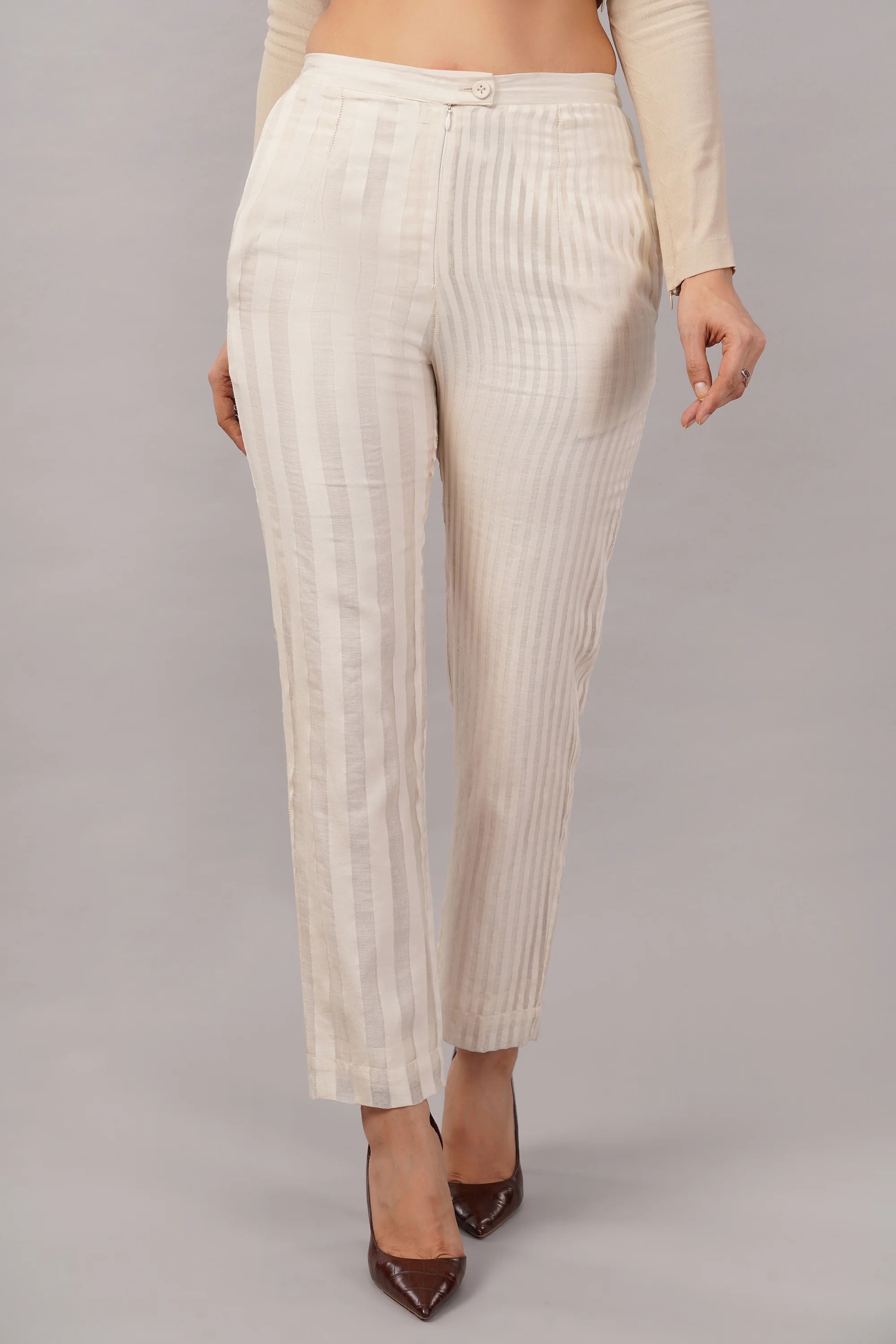 Maheshwari Stripe Trouser