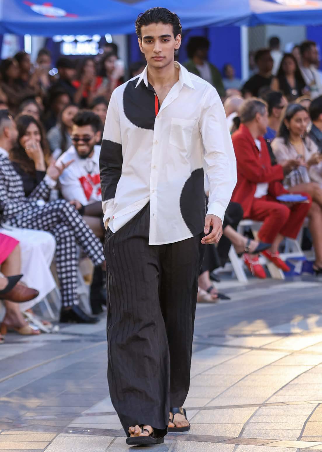 Pleated Pants