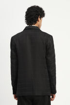 Tape Applique Jacket Black