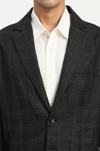 Tape Applique Jacket Black