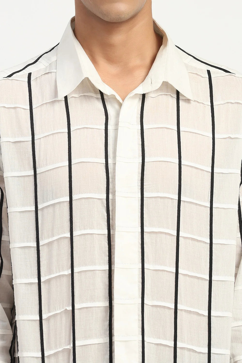 Check Shirt Ivory