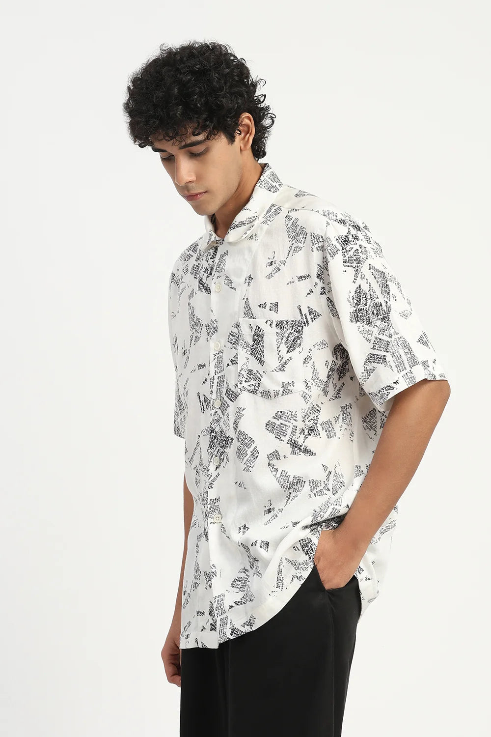 News Print Shirt