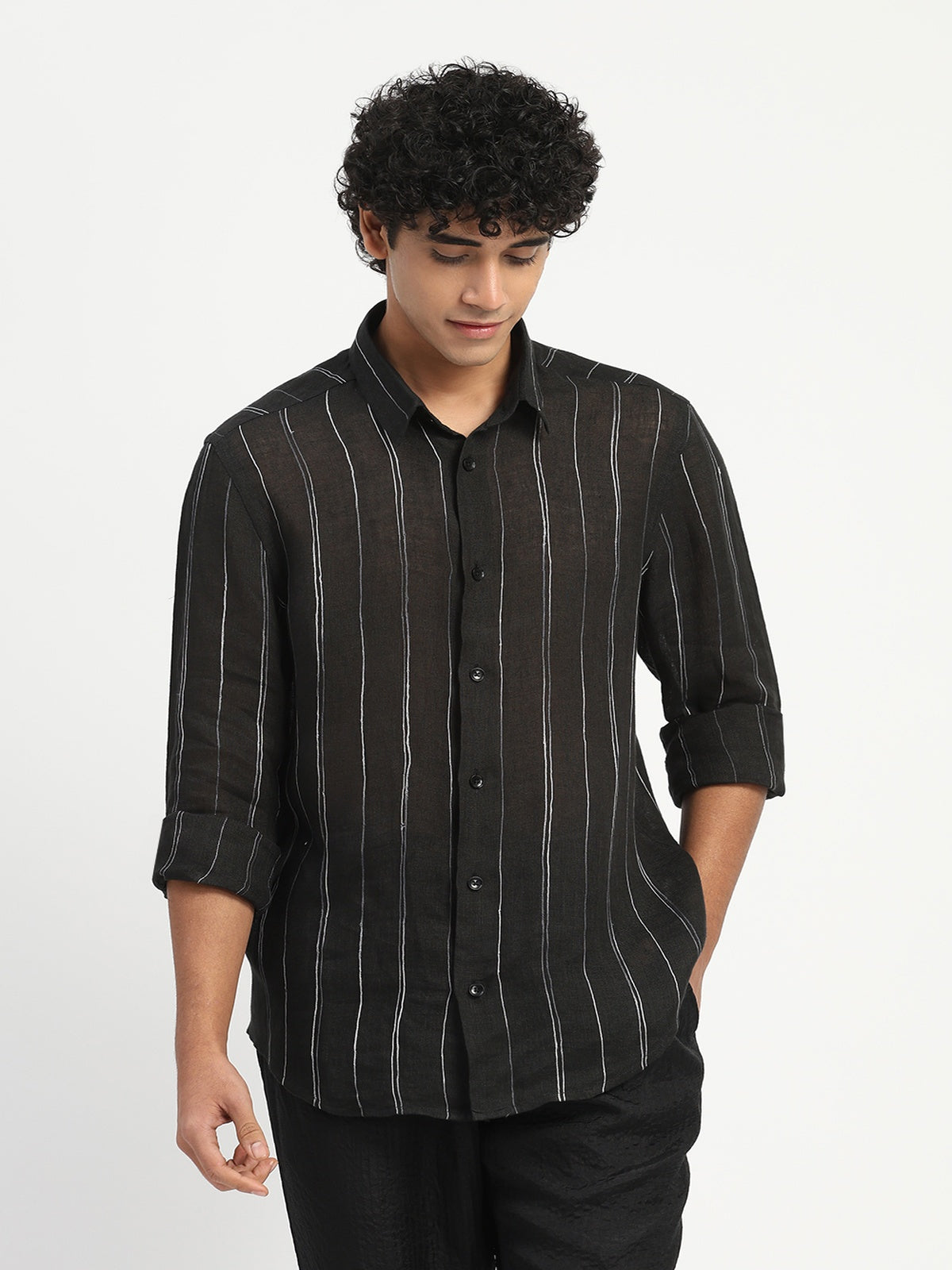 Shaded Aari Stripes Shirt