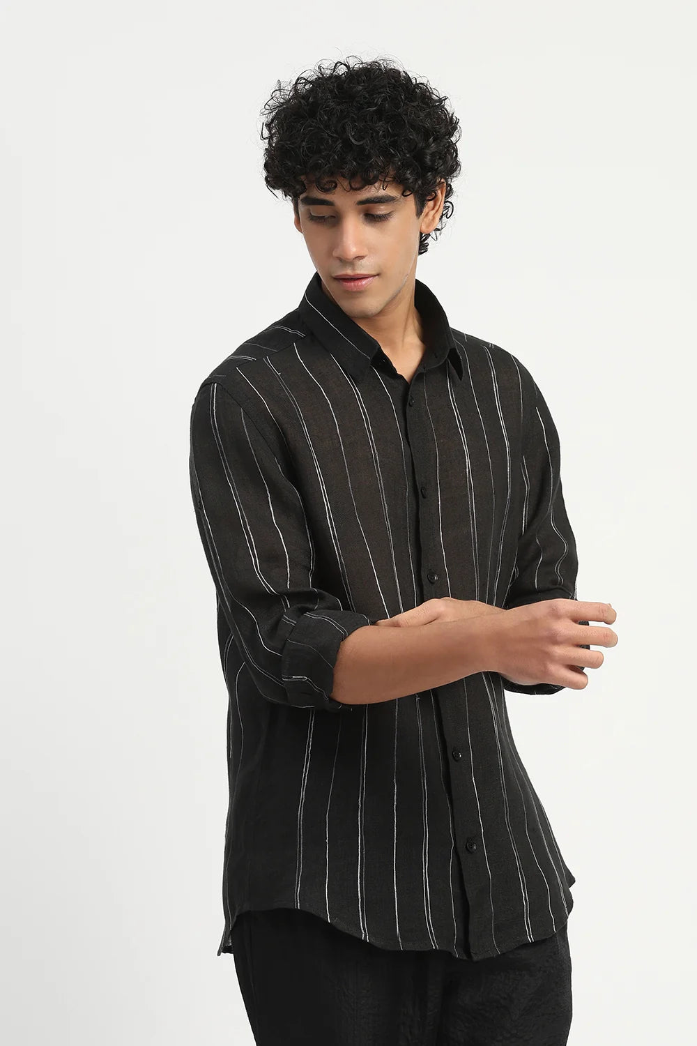 Shaded Aari Stripes Shirt