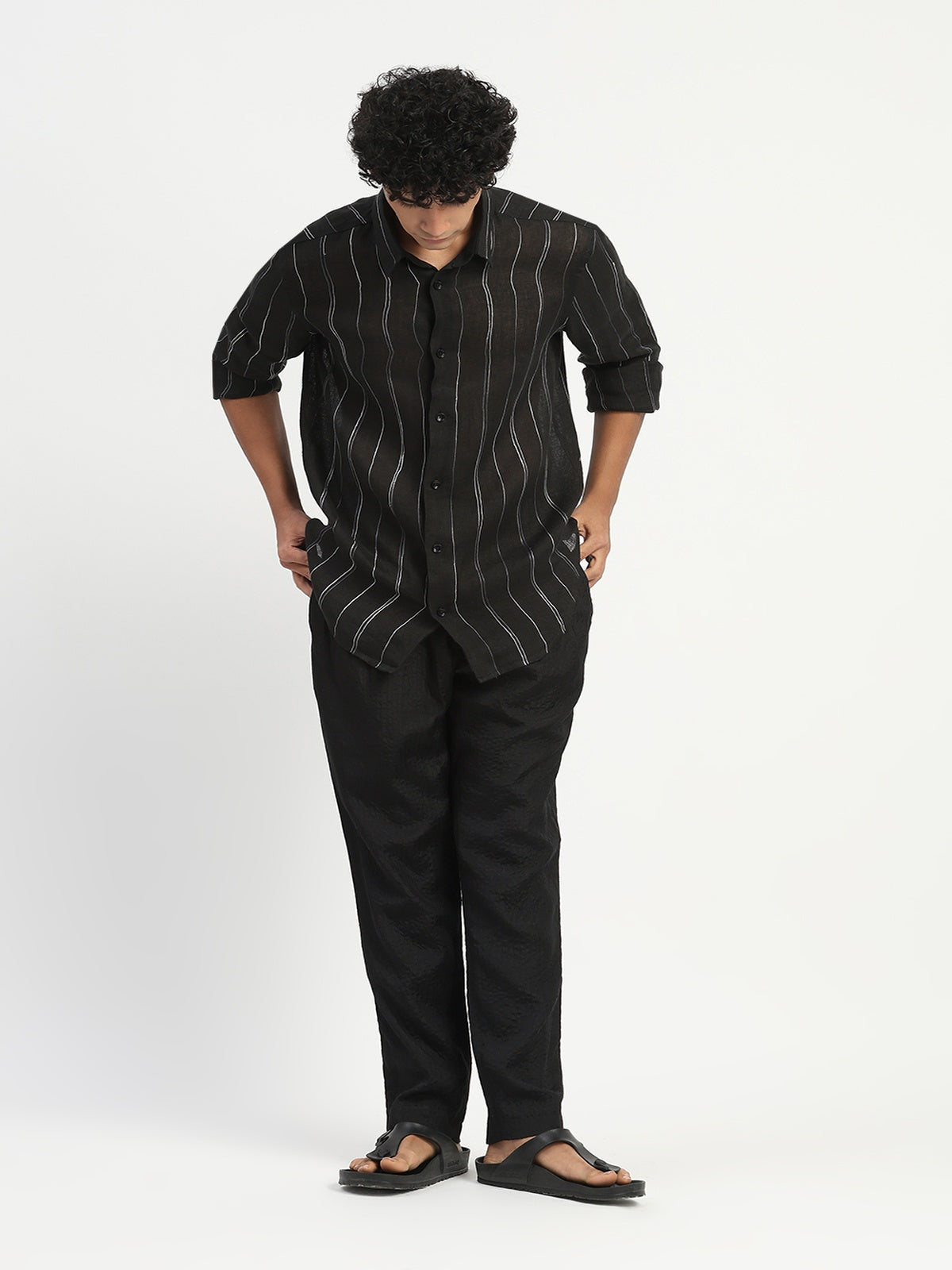 Shaded Aari Stripes Shirt