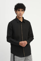 Studs Placket Shirt