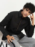 Studs Placket Shirt