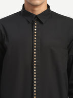Studs Placket Shirt