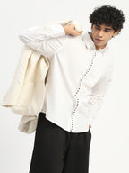 Studs Placket Shirt