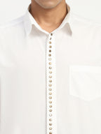 Studs Placket Shirt