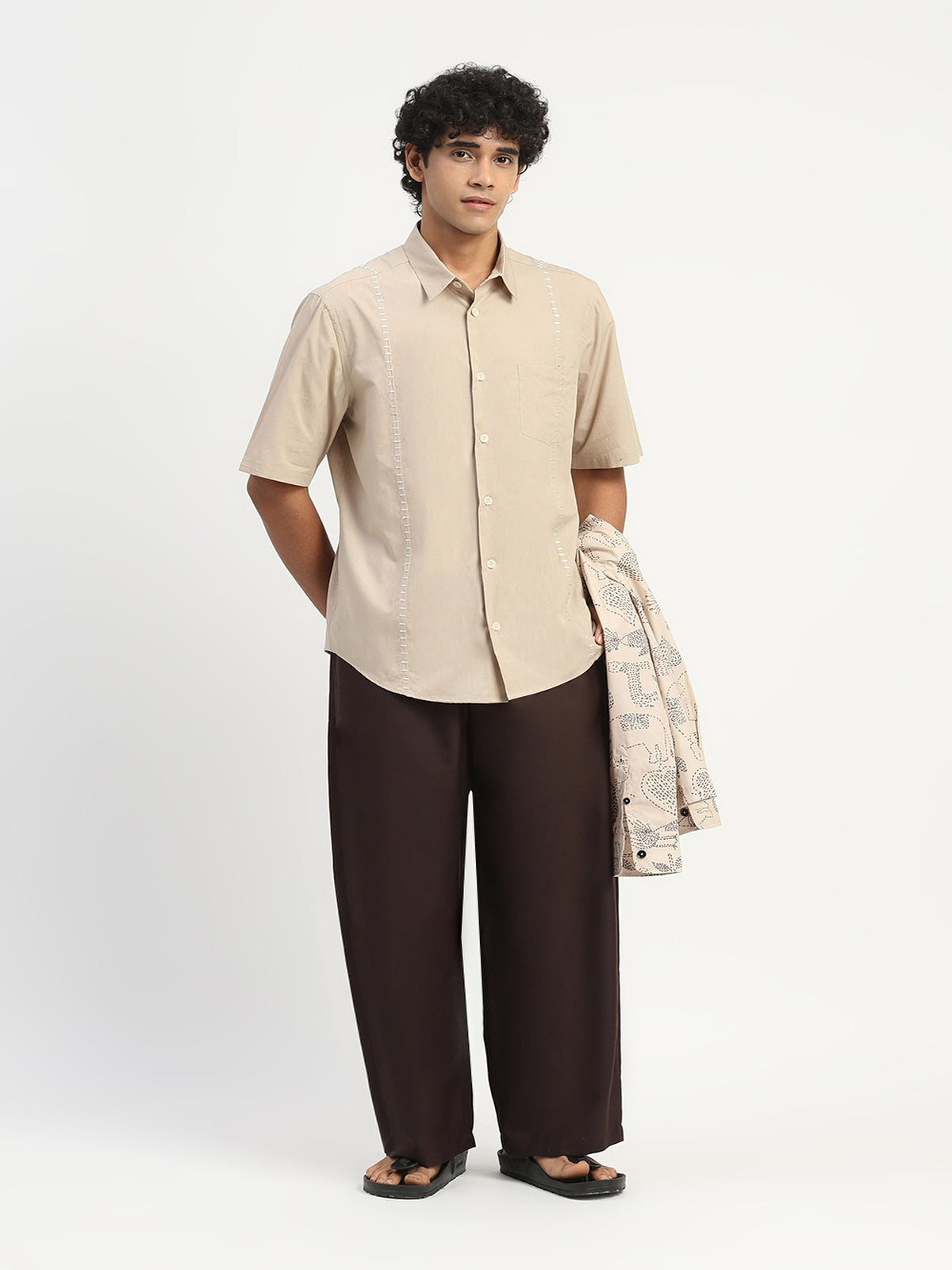 Stab Stitch Stripe Shirt