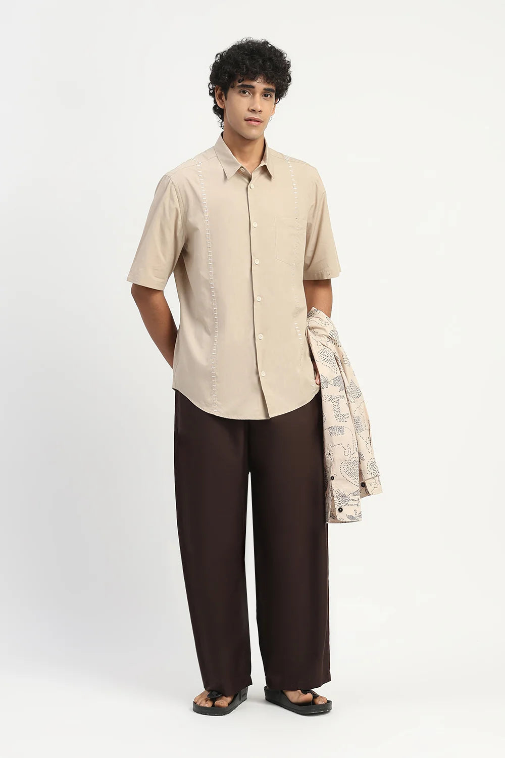 Stab Stitch Stripe Shirt