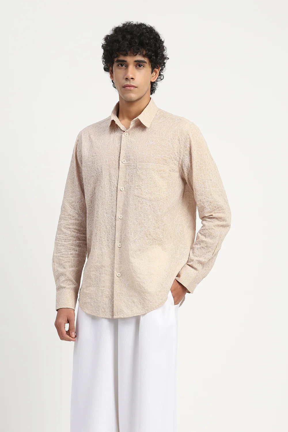 Scribble Emb Shirt