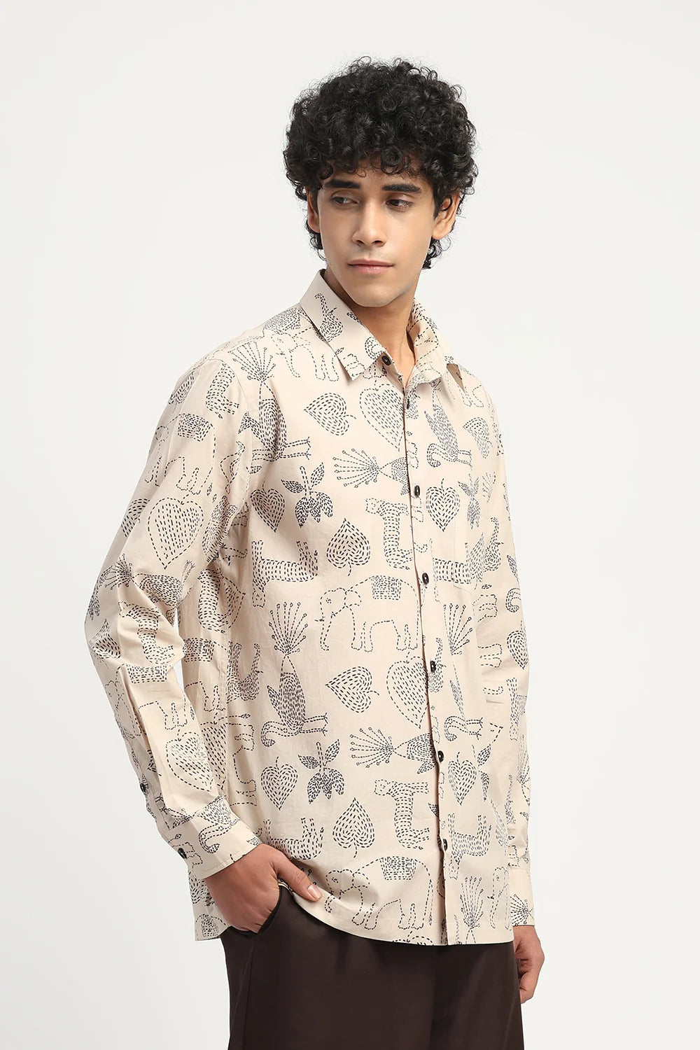Kantha Animals Shirt