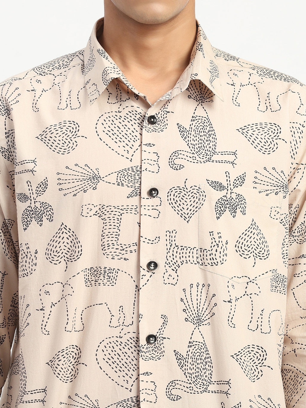 Kantha Animals Shirt