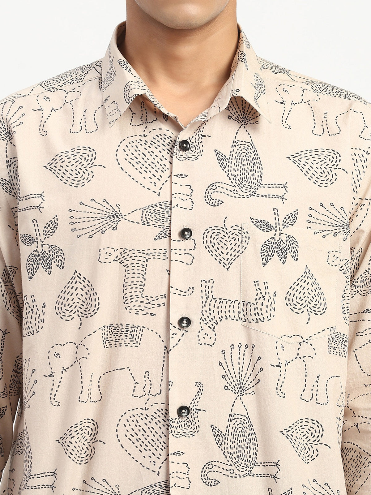 Kantha Animals Shirt