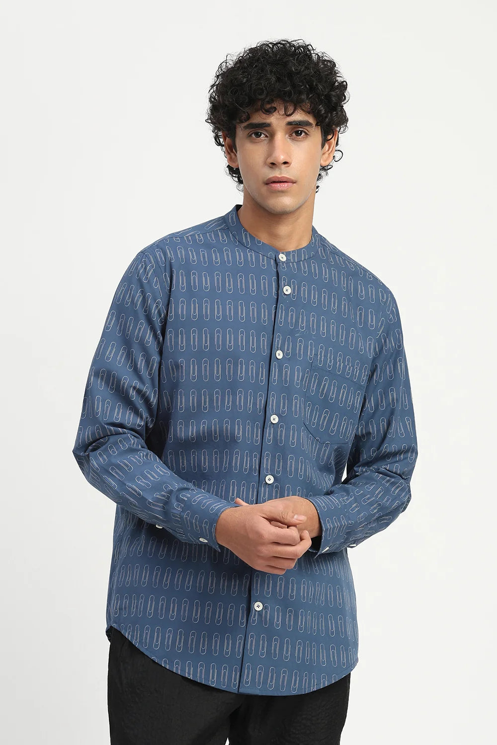 Paperclip Print Shirt