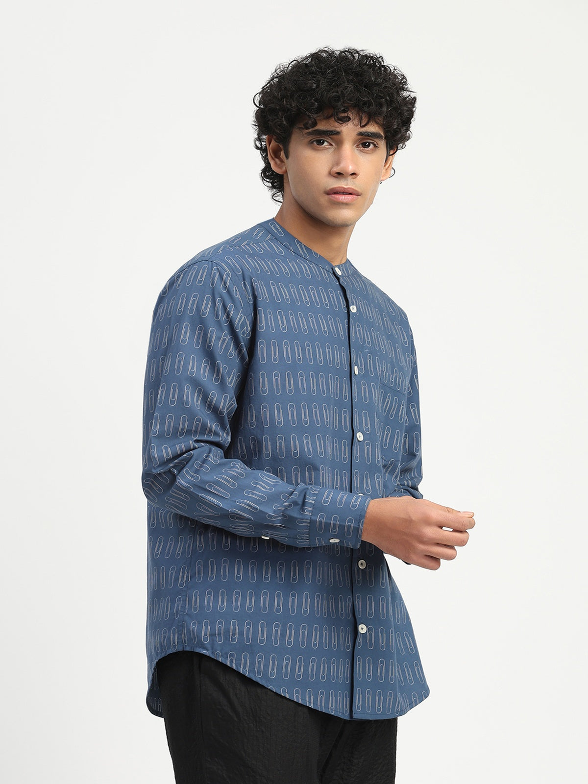 Paperclip Print Shirt