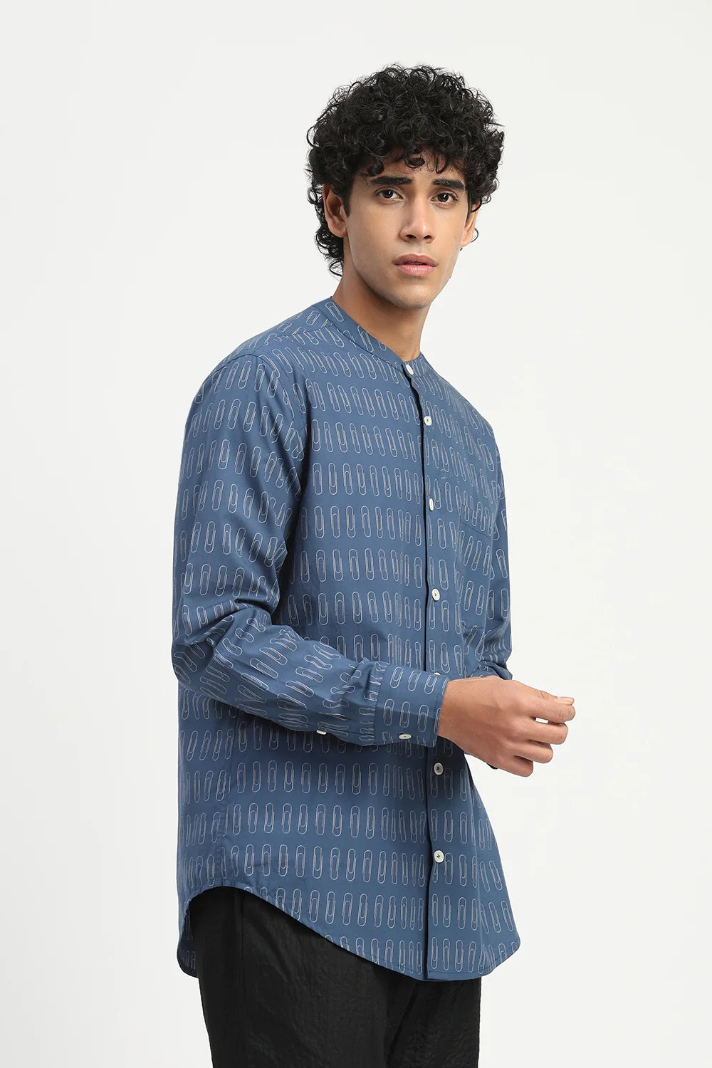 Paperclip Print Shirt