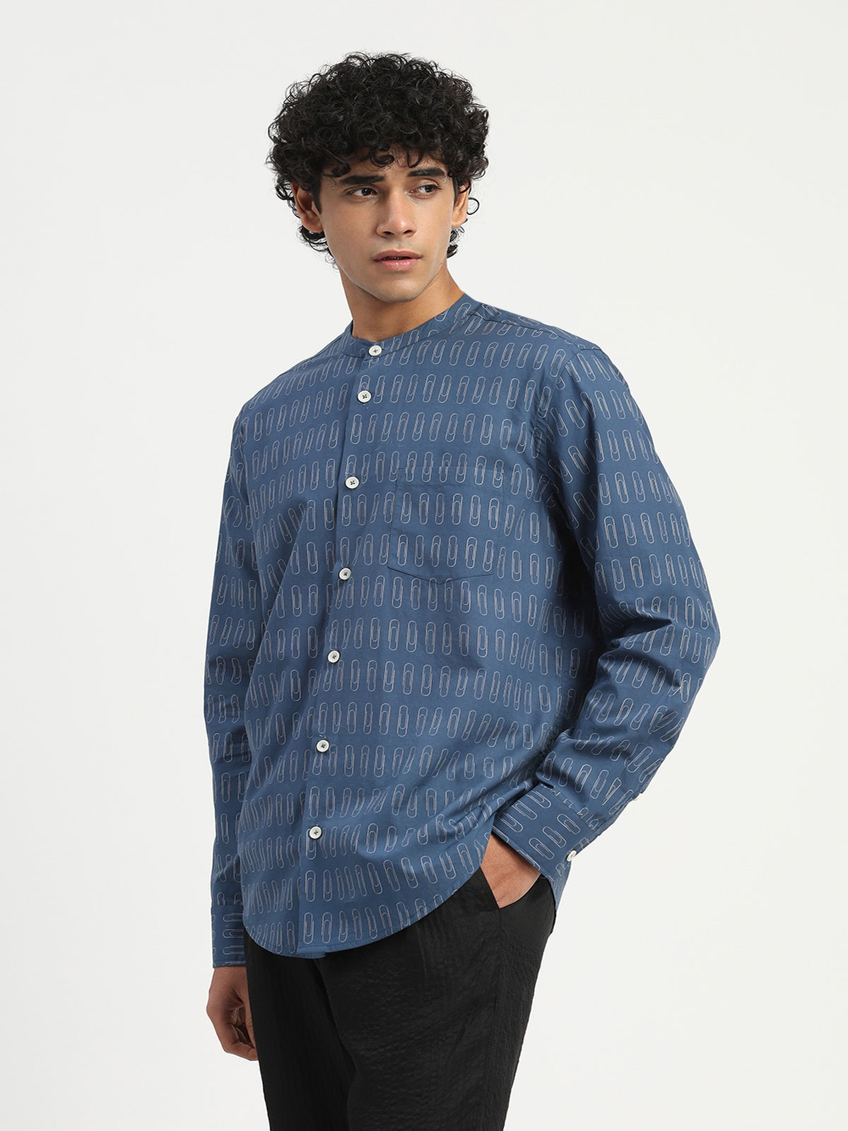 Paperclip Print Shirt