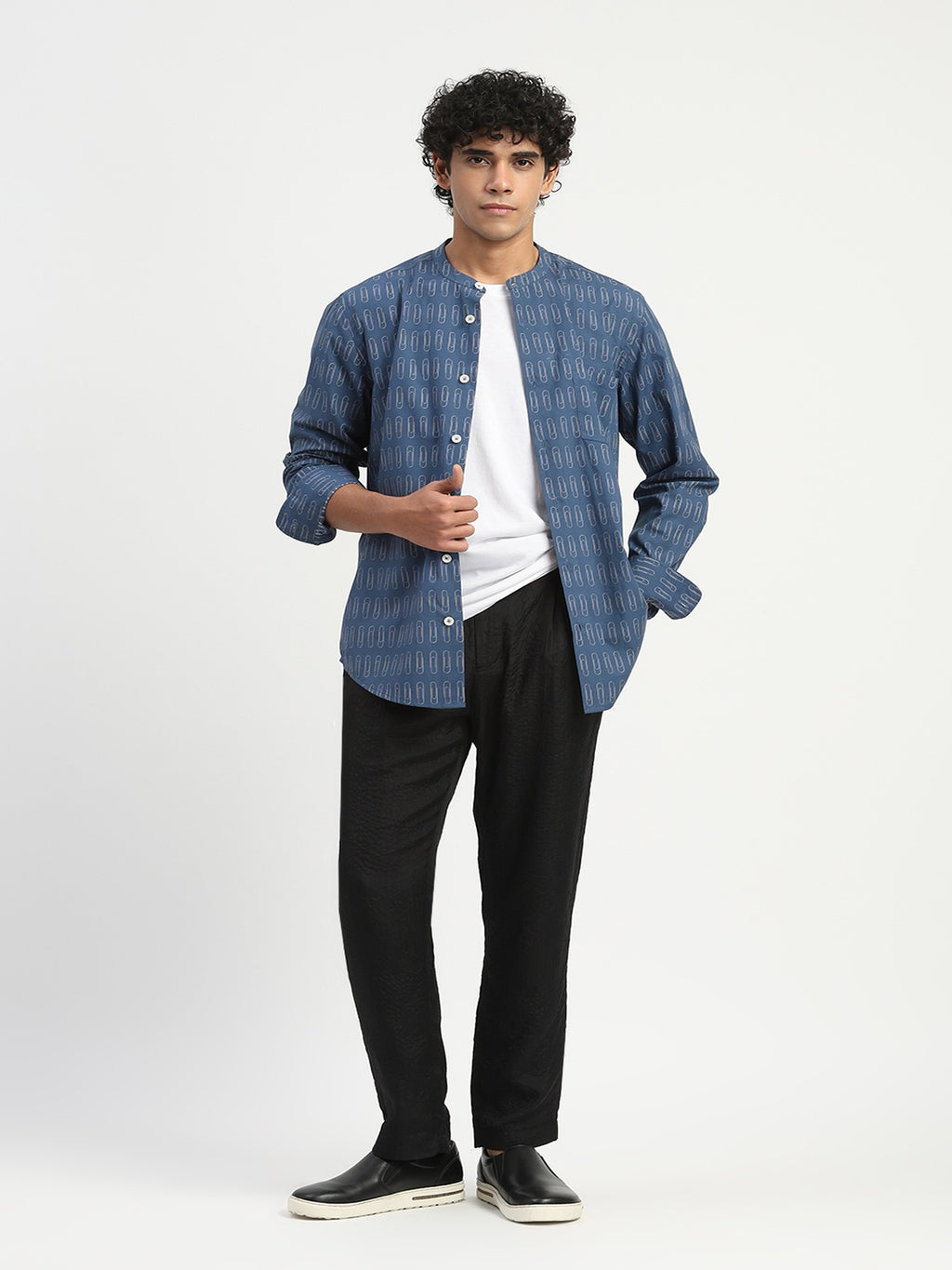 Paperclip Print Shirt