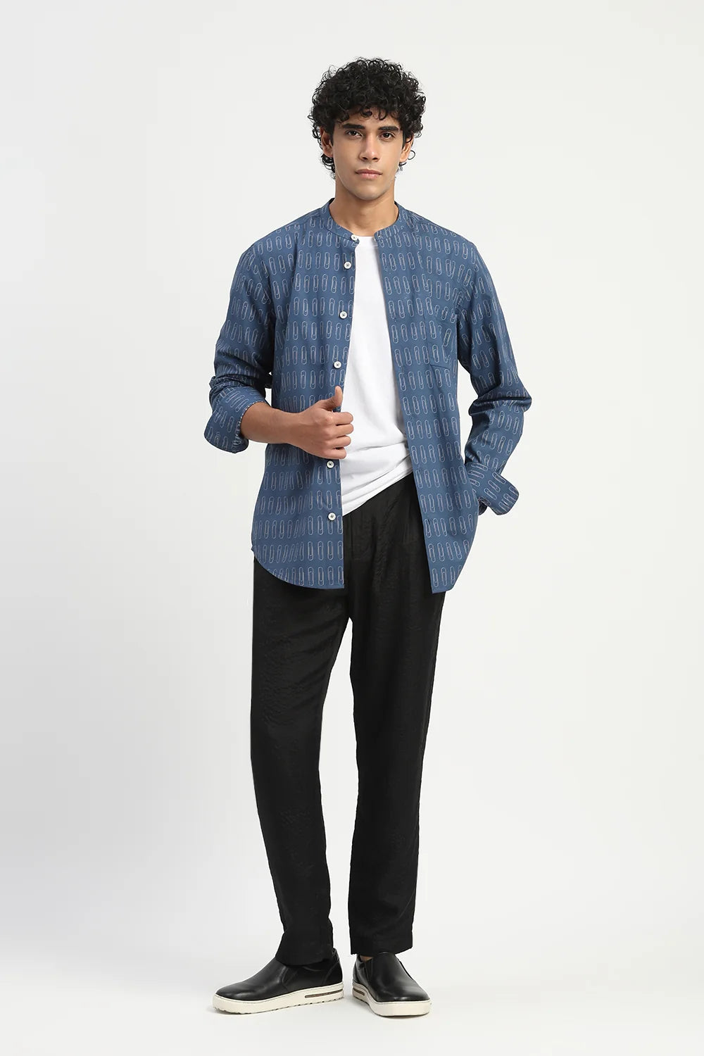 Paperclip Print Shirt