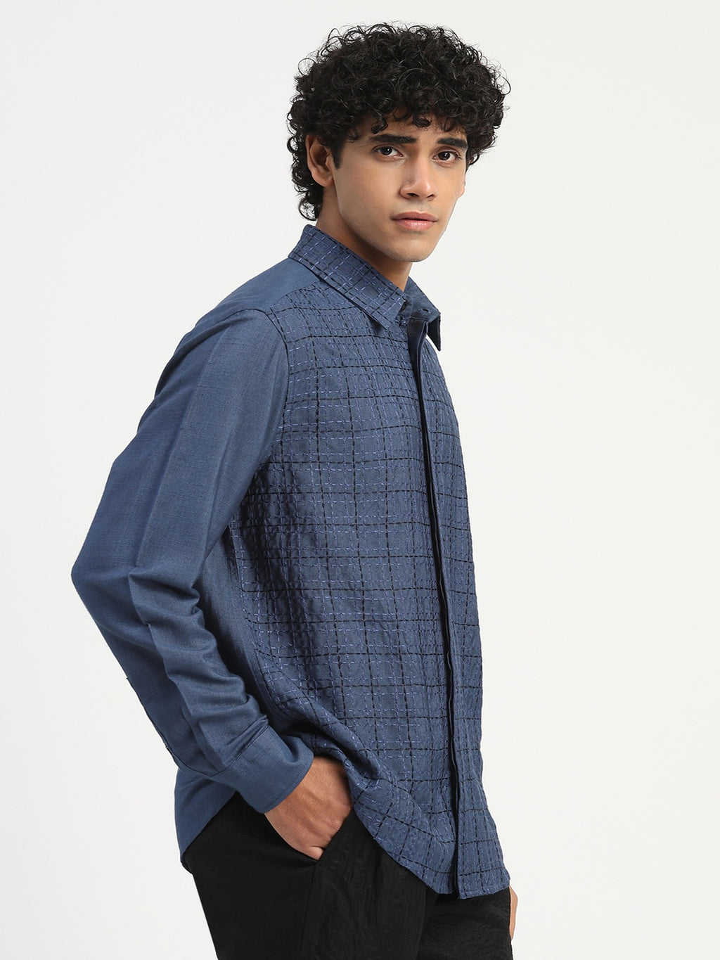 Stab Stitch Checks Shirt