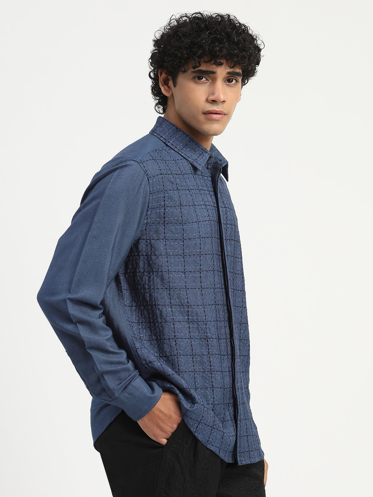 Stab Stitch Checks Shirt
