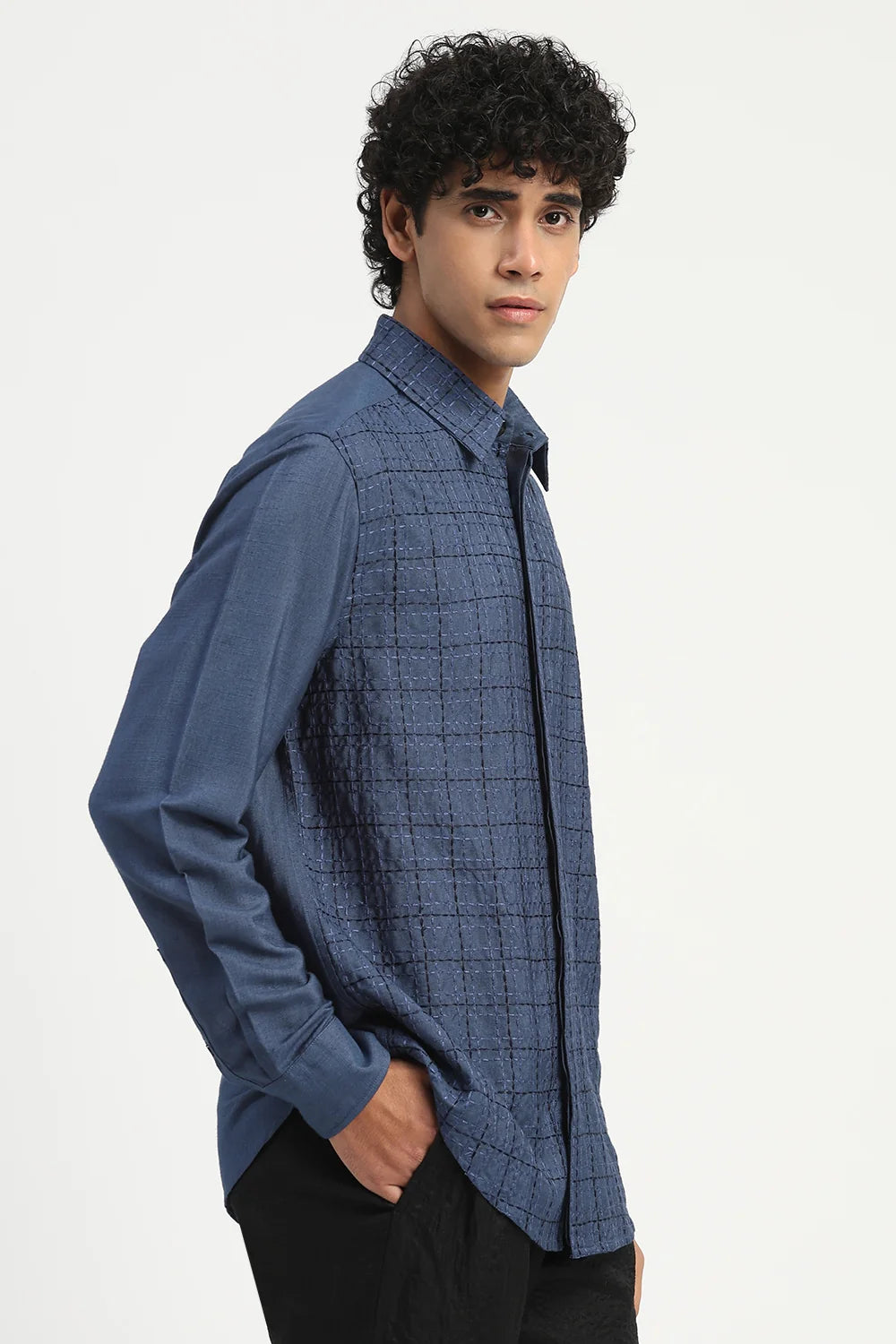 Stab Stitch Checks Shirt