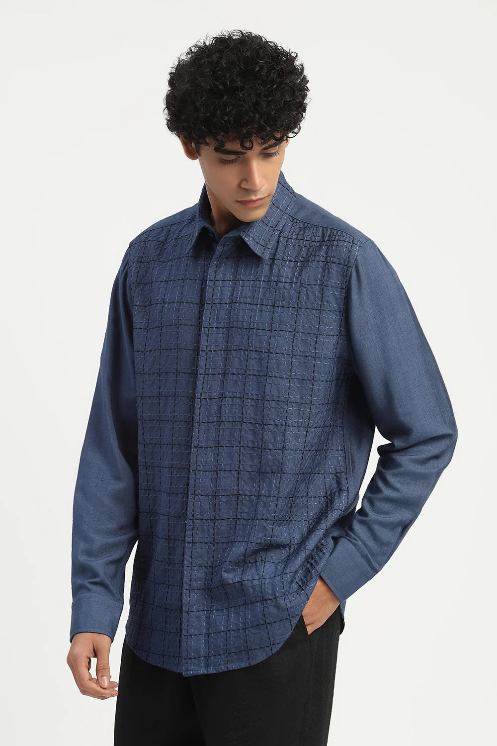 Stab Stitch Checks Shirt