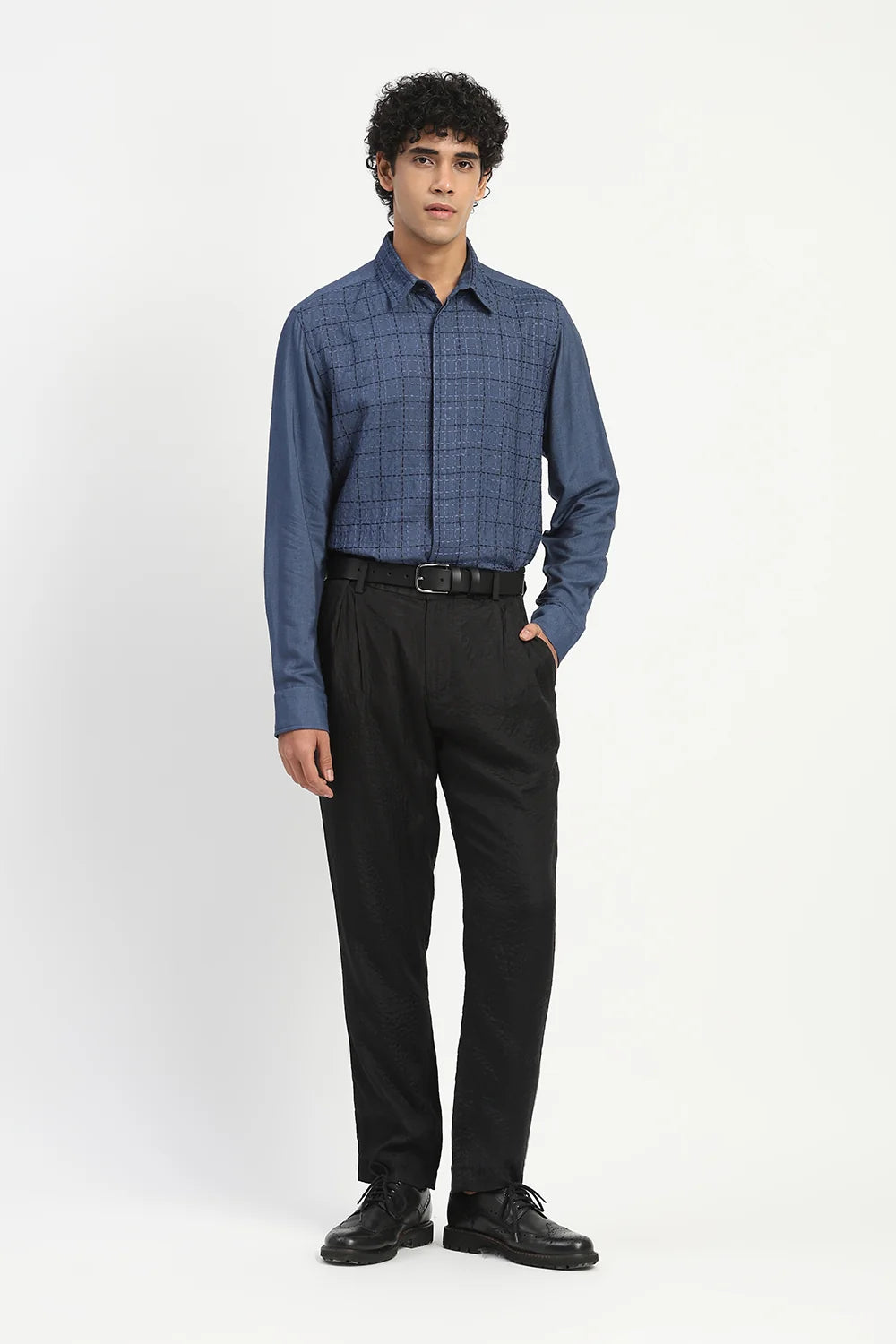 Stab Stitch Checks Shirt
